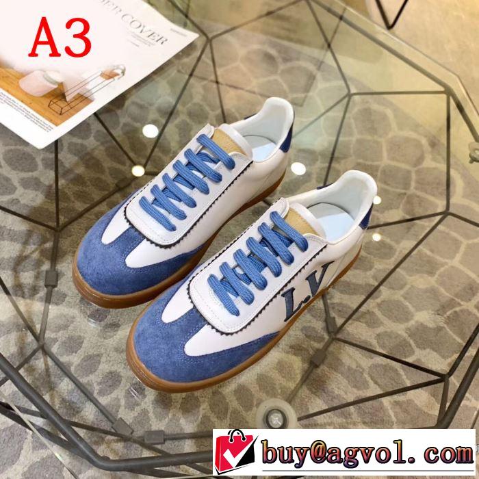 今季は特に注目ファション 2019春夏の大注目トレンド ルイ ヴィトン LOUIS VUITTON カジュアルシューズ 3色可選