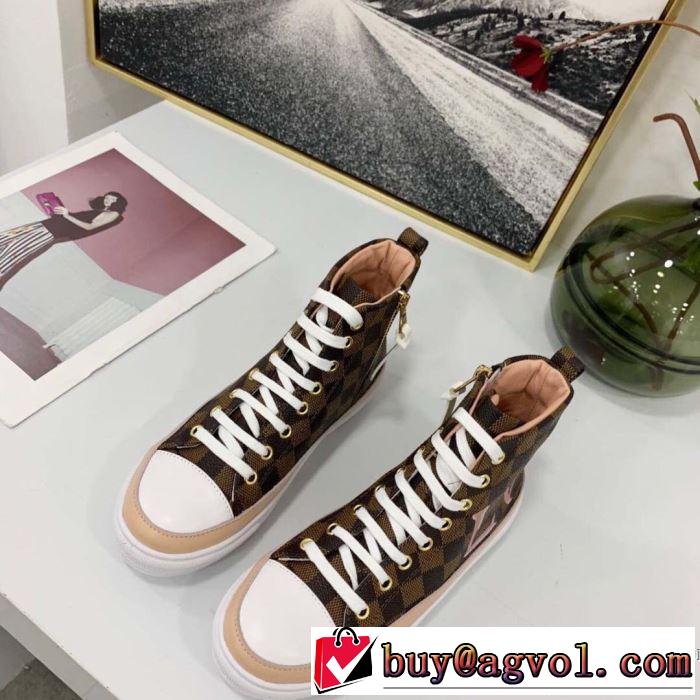 ルイ ヴィトン LOUIS VUITTON ハイトップシューズ 2019春夏人気トレンドアイテム 最新のトレンドブランド人気的