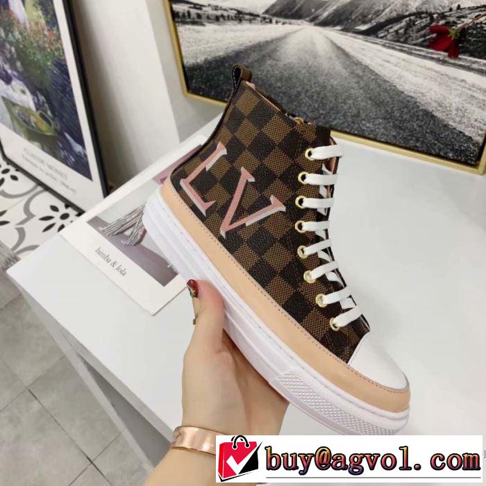 ルイ ヴィトン LOUIS VUITTON ハイトップシューズ 2019春夏人気トレンドアイテム 最新のトレンドブランド人気的