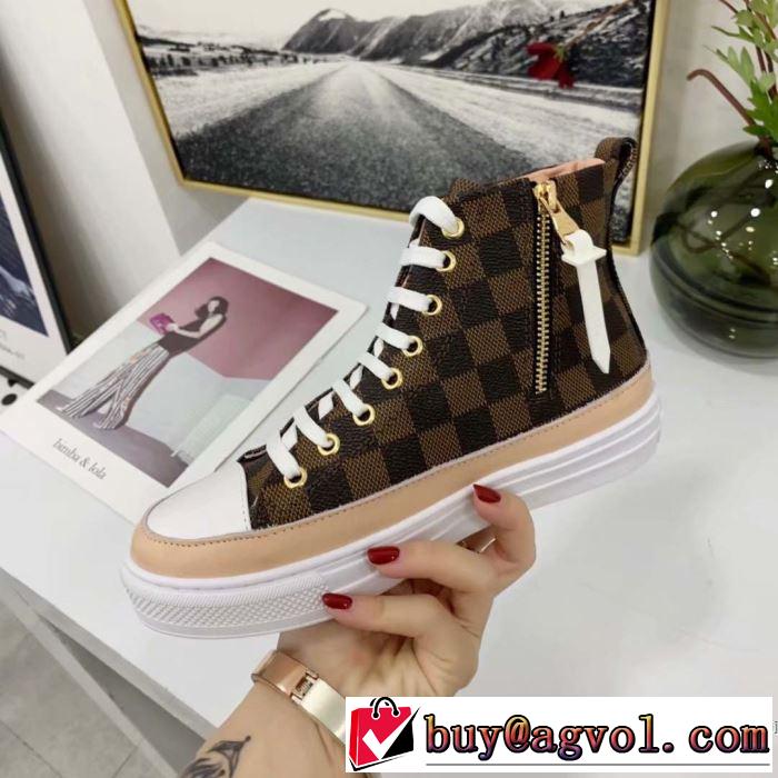 ルイ ヴィトン LOUIS VUITTON ハイトップシューズ 2019春夏人気トレンドアイテム 最新のトレンドブランド人気的
