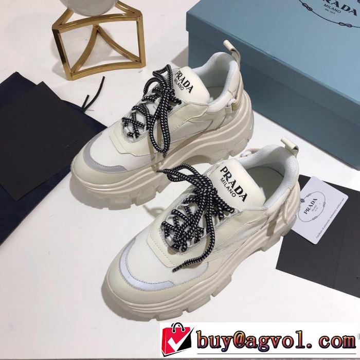 プラダ PRADA カジュアルシューズ 多色可選 2019春夏も引き続き人気セール まずは定番！人気アイテム