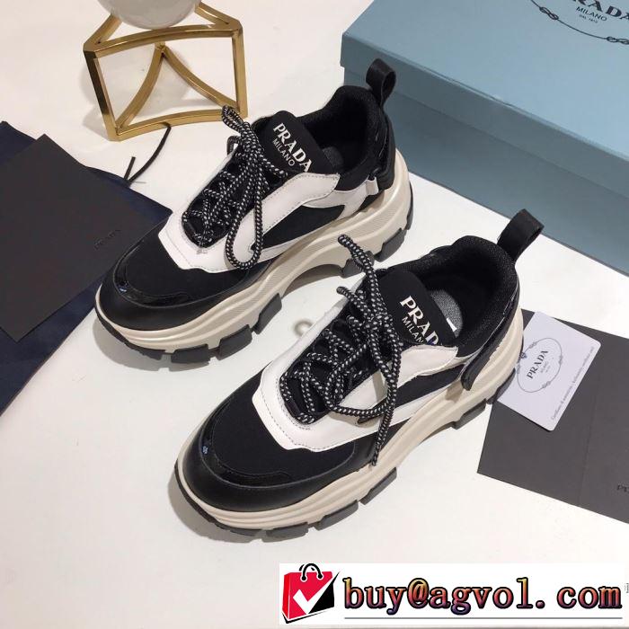 プラダ PRADA カジュアルシューズ 多色可選 2019春夏も引き続き人気セール まずは定番！人気アイテム