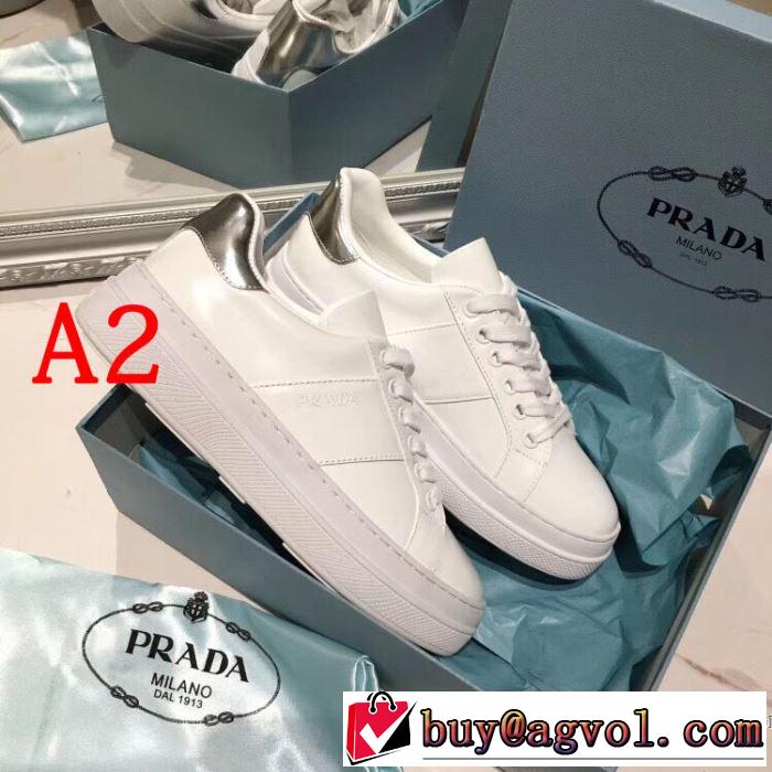 2019春夏の大注目トレンド プラダ PRADA カジュアルシューズ 3色可選 今季トレンドの限定アイテム