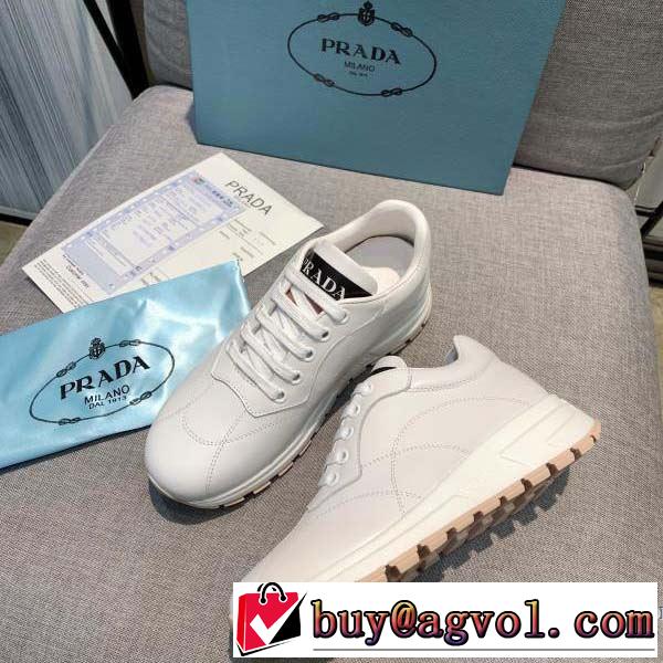 今流行りの最新コレクション プラダ PRADA ランニングシューズ 2色可選 2019年春夏シーズンの人気