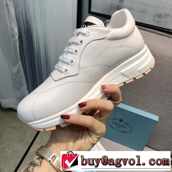 今流行りの最新コレクション プラダ PRADA ランニングシューズ 2色可選 2019年春夏シーズンの人気