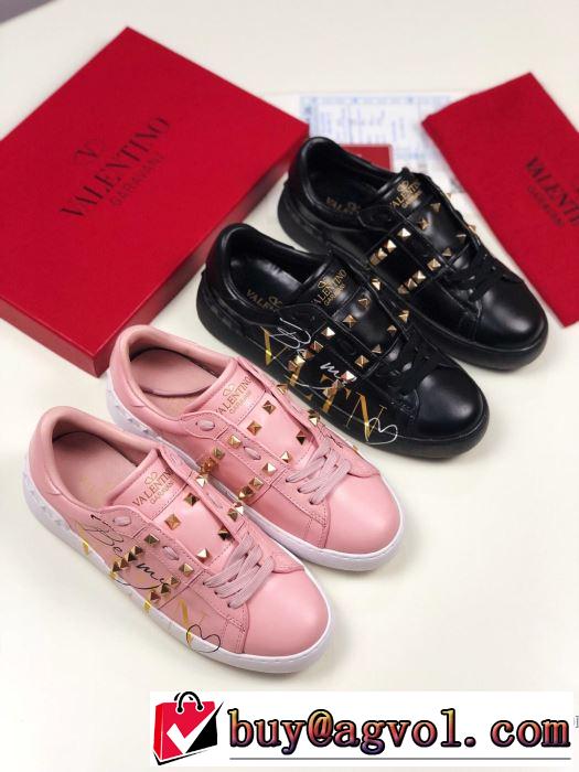 2019年春夏流行ファッション 大人の可愛さを引き立て ヴァレンティノ VALENTINO ランニングシューズ 2色可選