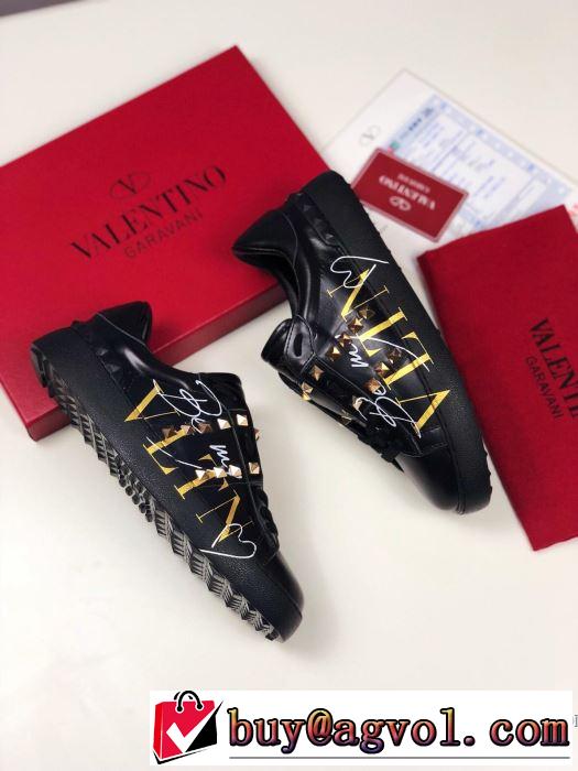 2019年春夏流行ファッション 大人の可愛さを引き立て ヴァレンティノ VALENTINO ランニングシューズ 2色可選
