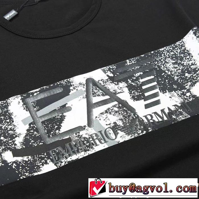 ARMANI アルマーニ 半袖Tシャツ 3色可選 この夏は注目新作 2019年の夏のマスト