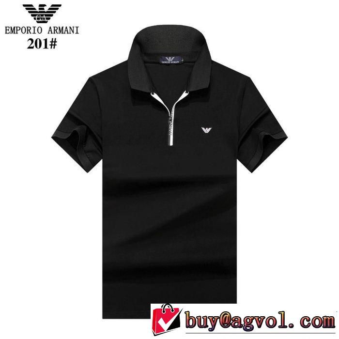 特に注目したい ARMANI アルマーニ 半袖Tシャツ 4色可選 クラシカルな雰囲気
