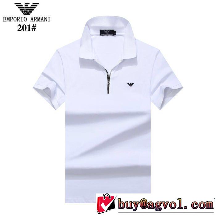 特に注目したい ARMANI アルマーニ 半袖Tシャツ 4色可選 クラシカルな雰囲気