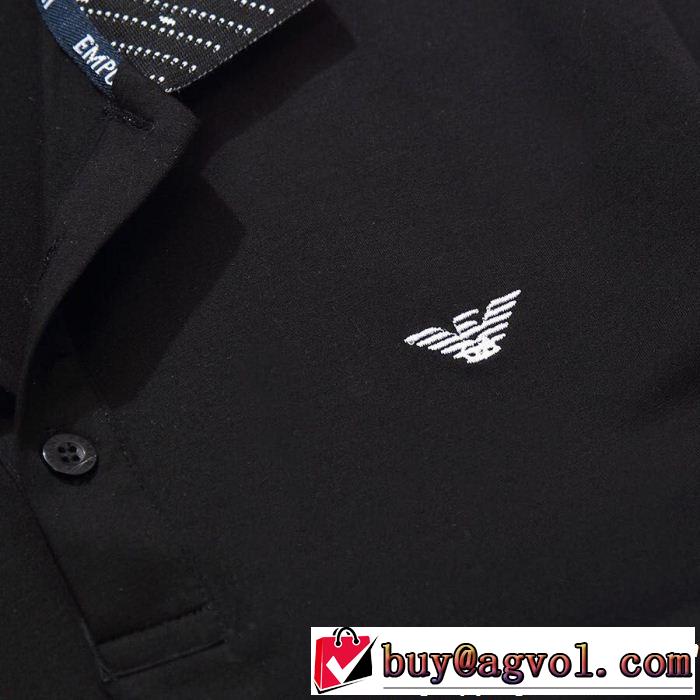 半袖Tシャツ 4色可選 夏の王道　適度な上品さ 2019即旬な装いに ARMANI アルマーニ