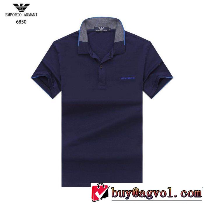 ARMANI アルマーニ 半袖Tシャツ 4色可選 品のよさを感じさ 夏の最新ファッション