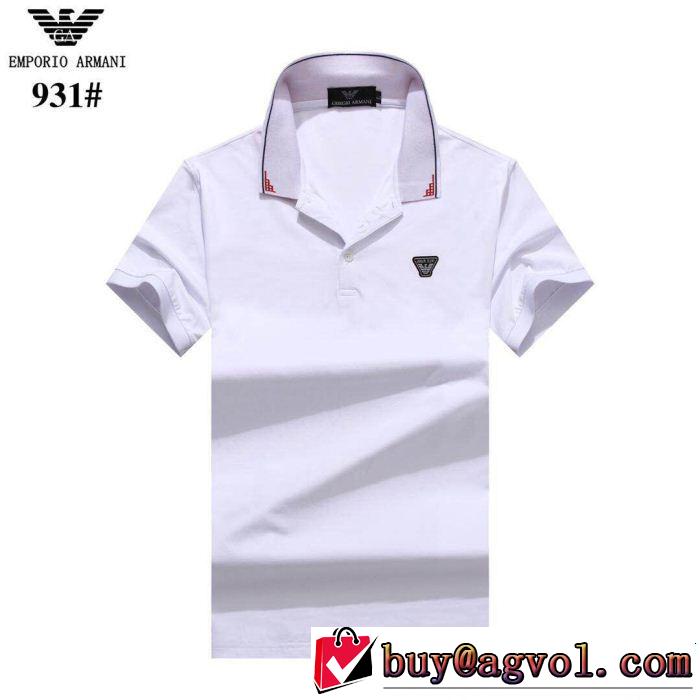2019年の春夏に着たい ARMANI アルマーニ 半袖Tシャツ 4色可選 リッチな印象に