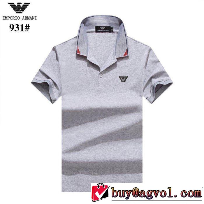 2019年の春夏に着たい ARMANI アルマーニ 半袖Tシャツ 4色可選 リッチな印象に