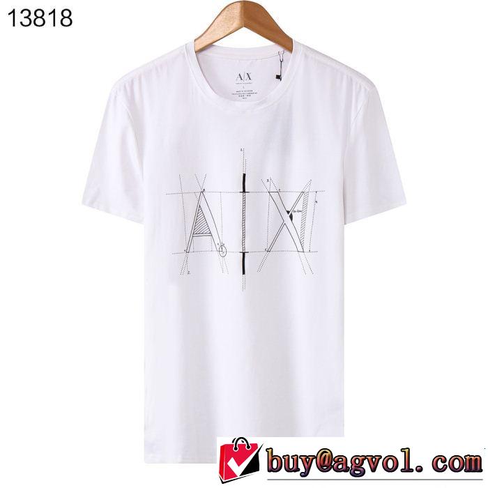4色可選 今っぽいトレンド 優しげ人気アイテム ARMANI アルマーニ 半袖Tシャツ