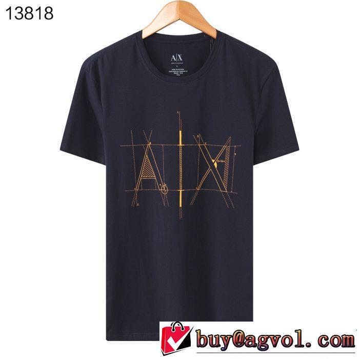 4色可選 今っぽいトレンド 優しげ人気アイテム ARMANI アルマーニ 半袖Tシャツ