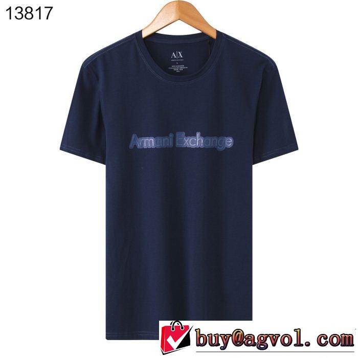 ARMANI アルマーニ 半袖Tシャツ 4色可選 季節をまたい新作アイテム 鮮度が手に入る
