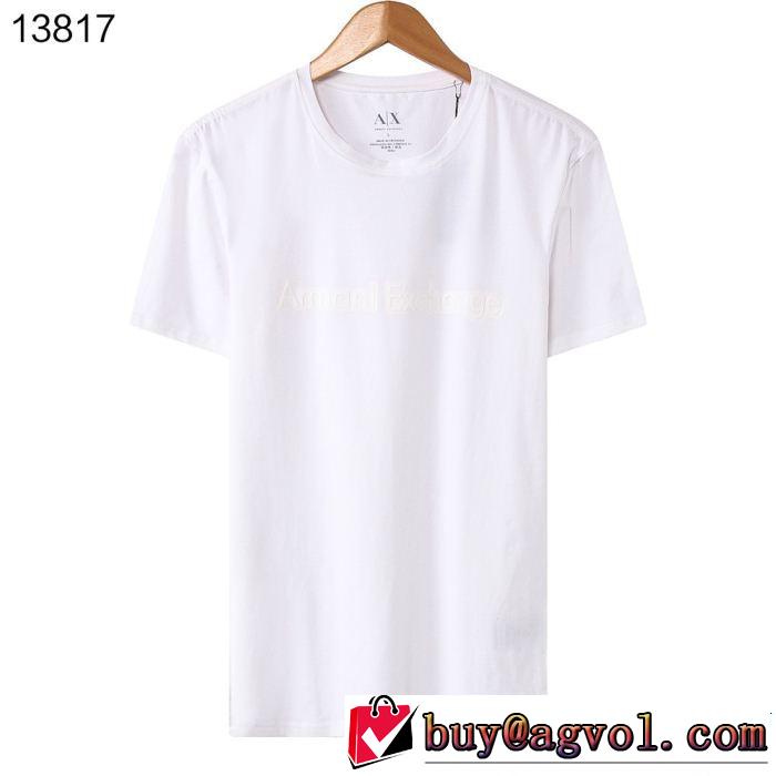 ARMANI アルマーニ 半袖Tシャツ 4色可選 季節をまたい新作アイテム 鮮度が手に入る