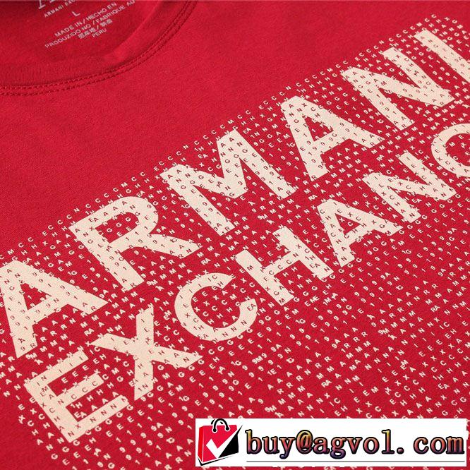 半袖Tシャツ 4色可選 大人っぽく仕上げ きれいめ派に上質 ARMANI アルマーニ