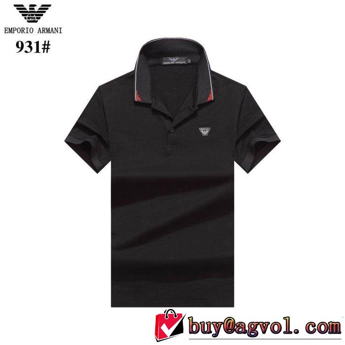ARMANI アルマーニ 半袖Tシャツ 4色可選 2019夏色っぽさ 高級感が好評です