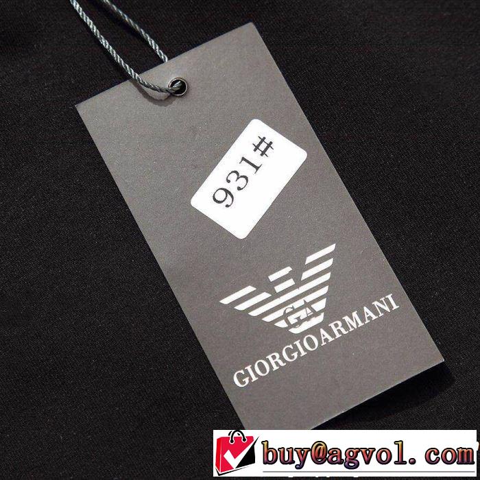ARMANI アルマーニ 半袖Tシャツ 4色可選 2019夏色っぽさ 高級感が好評です