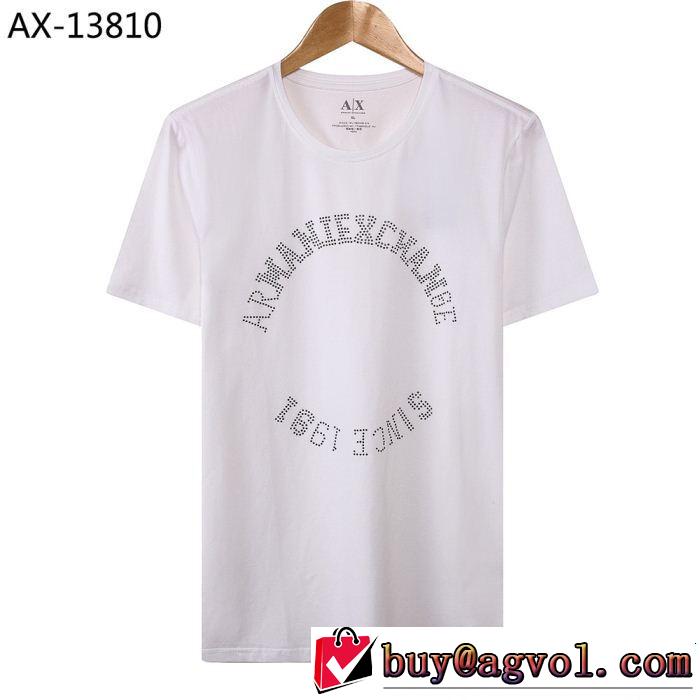 春夏のトレンドアイテム 通勤の定番 ARMANI アルマーニ 半袖Tシャツ 4色可選