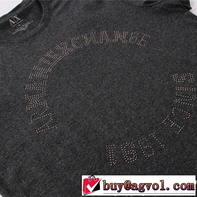 春夏のトレンドアイテム 通勤の定番 ARMANI アルマーニ 半袖Tシャツ 4色可選