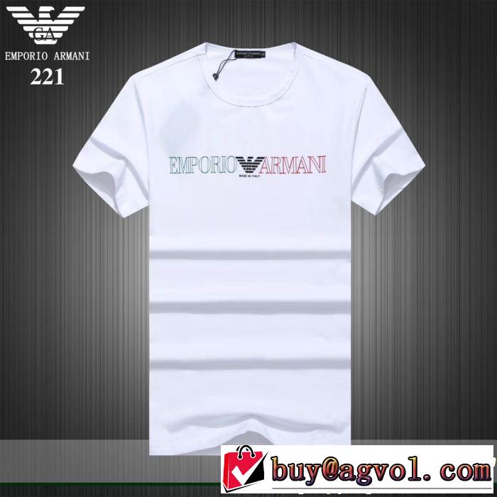 大人っぽく見せ新作 ARMANI アルマーニ 半袖Tシャツ 3色可選 夏大人気のアイテム