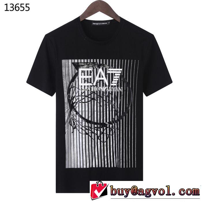 ARMANI アルマーニ 半袖Tシャツ 4色可選 夏らしい爽やかさ 知的優秀アイテム