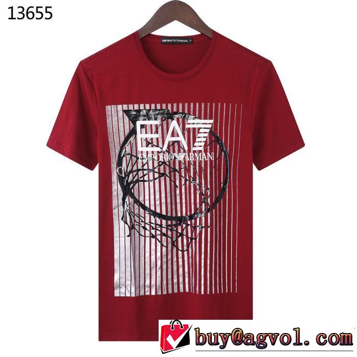 ARMANI アルマーニ 半袖Tシャツ 4色可選 夏らしい爽やかさ 知的優秀アイテム