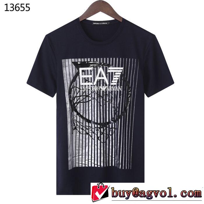 ARMANI アルマーニ 半袖Tシャツ 4色可選 夏らしい爽やかさ 知的優秀アイテム