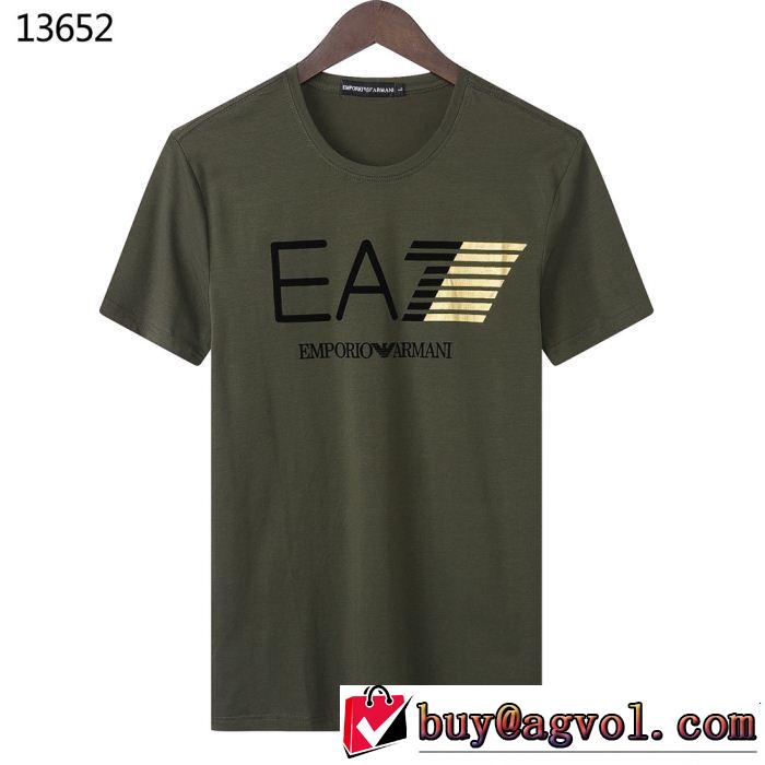 オシャレ上級者に 2019年の夏のマスト ARMANI アルマーニ 半袖Tシャツ 4色可選