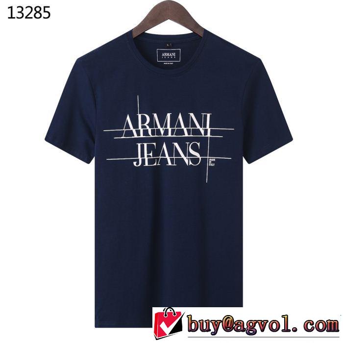 爽やかさ ARMANI アルマーニ 半袖Tシャツ 4色可選 夏のフレッシュな気分に