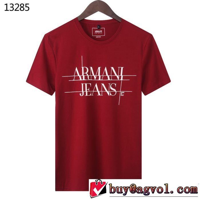 爽やかさ ARMANI アルマーニ 半袖Tシャツ 4色可選 夏のフレッシュな気分に