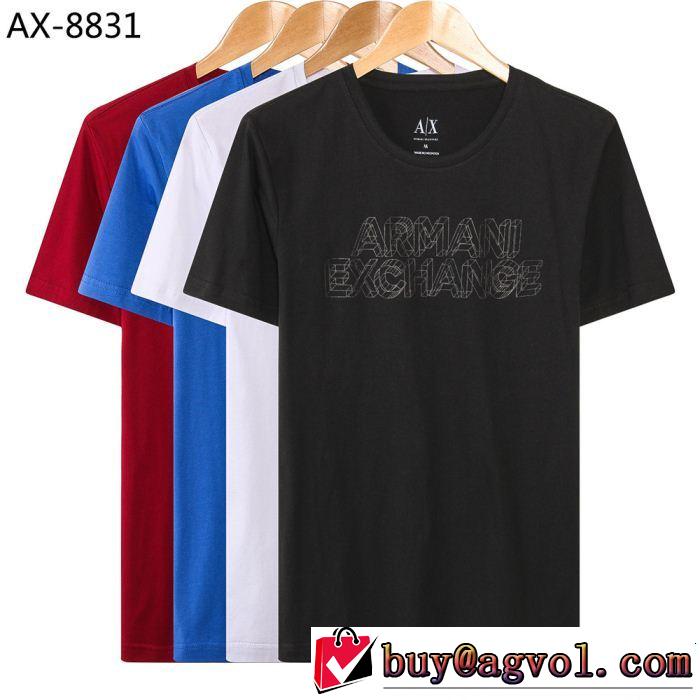 半袖Tシャツ 4色可選 季節感をプラス人気商品 今人気の秘訣 ARMANI アルマーニ