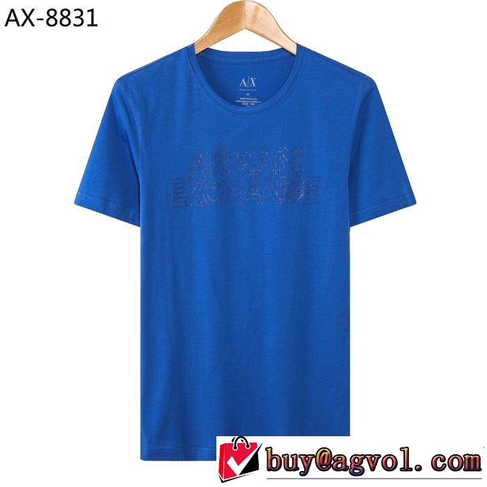 半袖Tシャツ 4色可選 季節感をプラス人気商品 今人気の秘訣 ARMANI アルマーニ