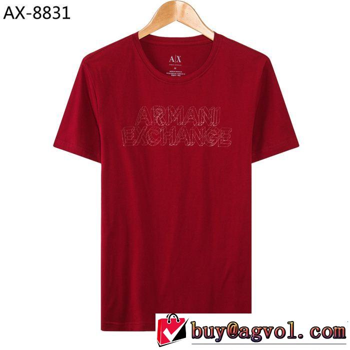 半袖Tシャツ 4色可選 季節感をプラス人気商品 今人気の秘訣 ARMANI アルマーニ