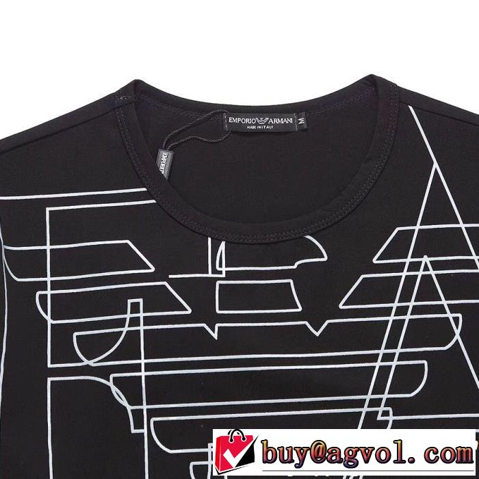 今年もトレンド ARMANI アルマーニ 半袖Tシャツ 3色可選 目を引く春夏トップス