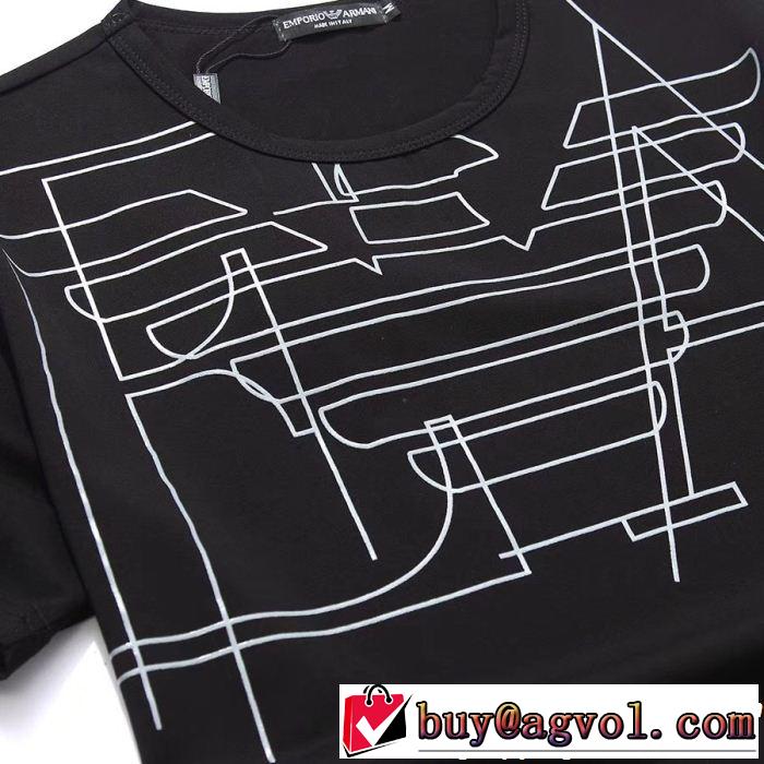 今年もトレンド ARMANI アルマーニ 半袖Tシャツ 3色可選 目を引く春夏トップス