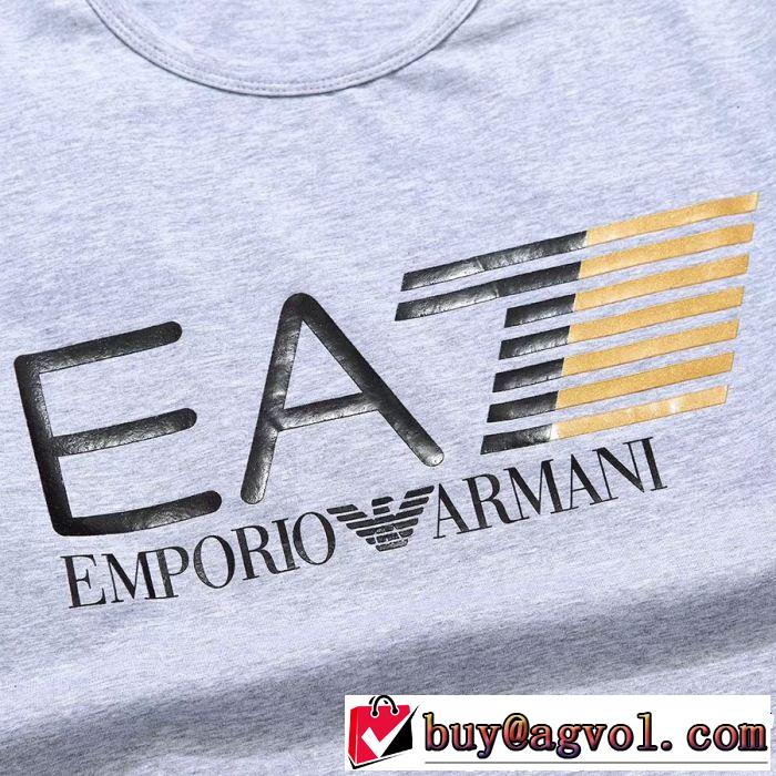 ARMANI アルマーニ 半袖Tシャツ 3色可選 透け感新作がイチ推し 大人っぽく仕上げ