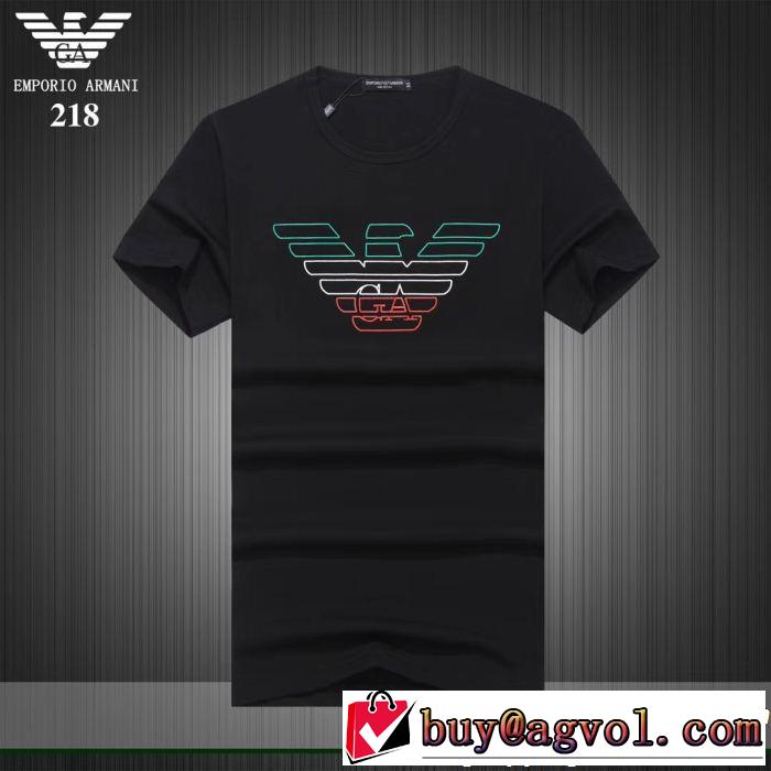 魅力的な今年らしい ARMANI アルマーニ 半袖Tシャツ 3色可選 2019即旬な装いに