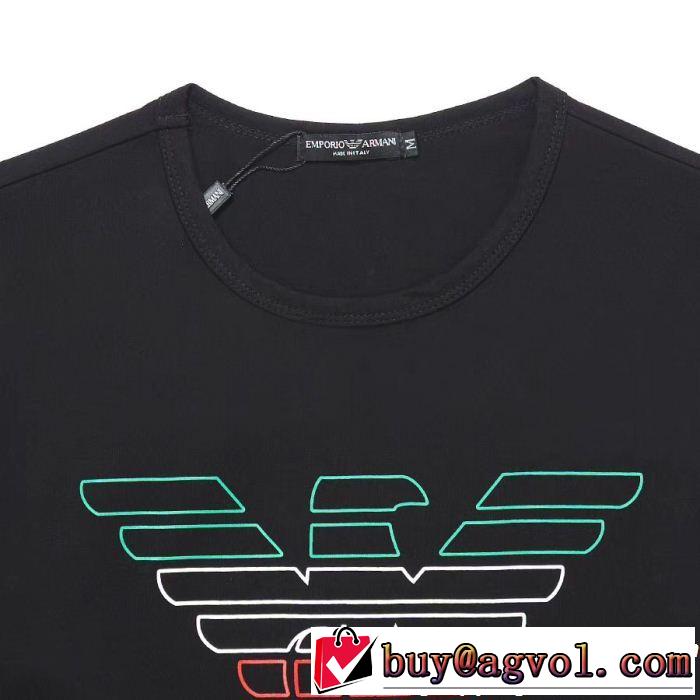 魅力的な今年らしい ARMANI アルマーニ 半袖Tシャツ 3色可選 2019即旬な装いに