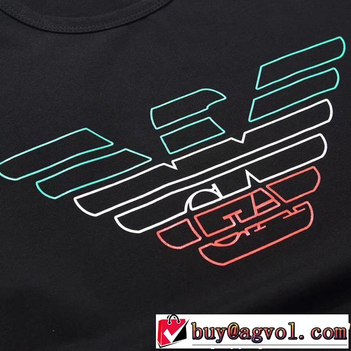 魅力的な今年らしい ARMANI アルマーニ 半袖Tシャツ 3色可選 2019即旬な装いに