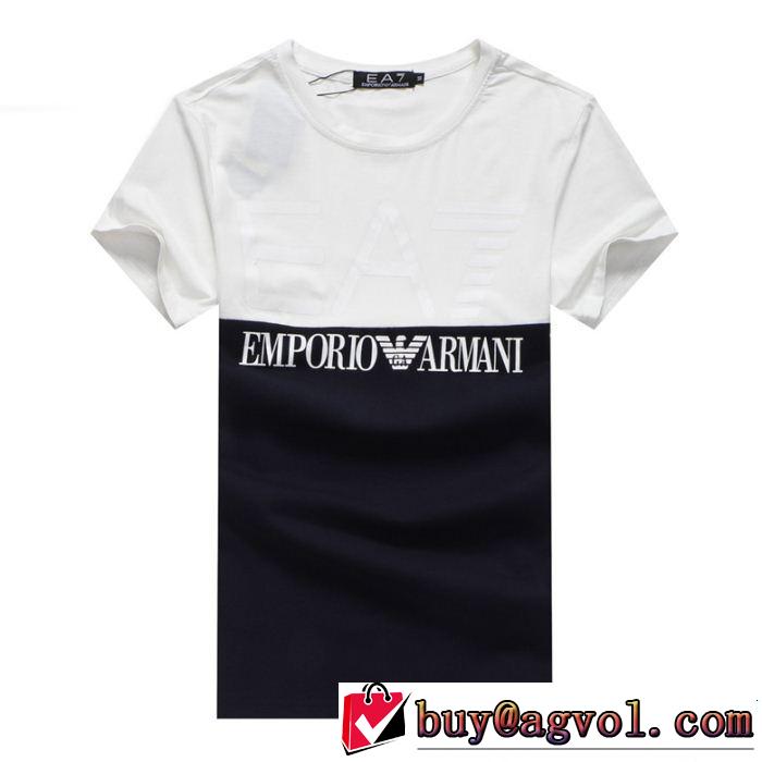 半袖Tシャツ 3色可選 2019年の春夏に着たい この夏は注目新作 ARMANI アルマーニ