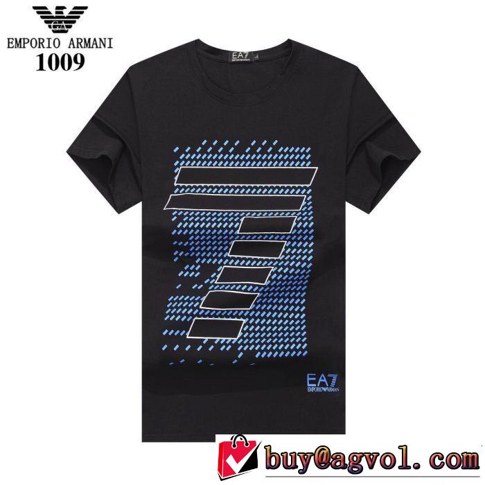 2019年の夏のマスト 高級感が好評です ARMANI アルマーニ 半袖Tシャツ 4色可選