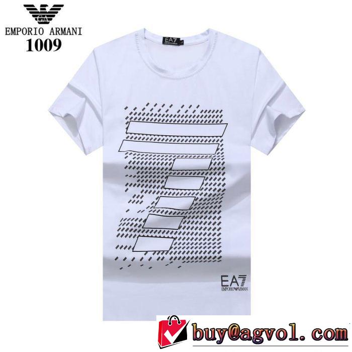 2019年の夏のマスト 高級感が好評です ARMANI アルマーニ 半袖Tシャツ 4色可選