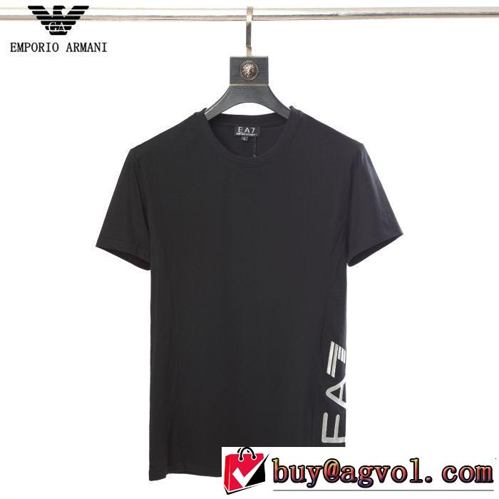 アルマーニ今年もトレンド  ARMANI カジュアルさ 2色可選 Tシャツ/ティーシャツ サラサラの着心地 