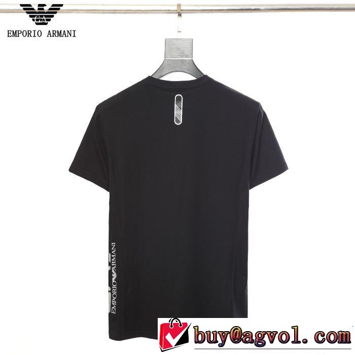 アルマーニ今年もトレンド  ARMANI カジュアルさ 2色可選 Tシャツ/ティーシャツ サラサラの着心地
