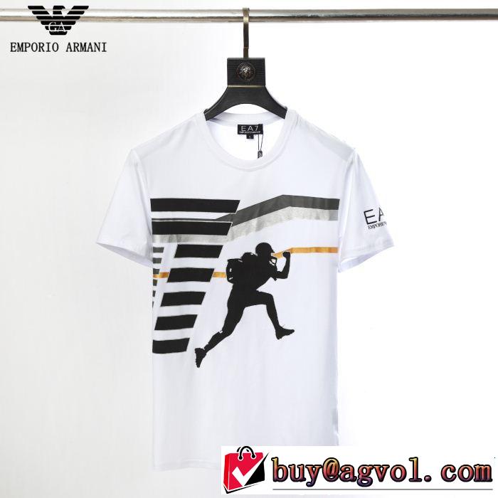 2019年の春夏に着たい アルマーニ ARMANI 透け感優しい 2色可選 Tシャツ/ティーシャツ 大人っぽく仕上げ
