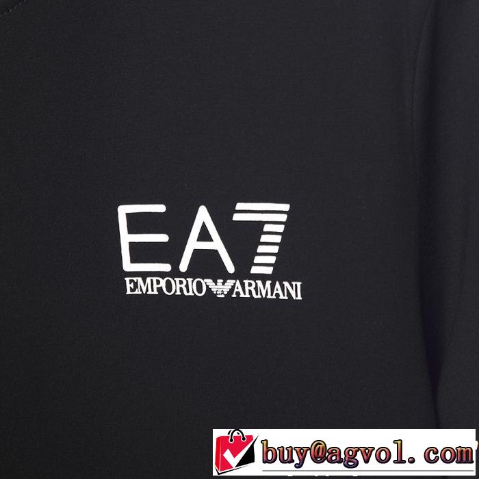 Tシャツ/ティーシャツ この夏は注目新作 アルマーニ ARMANI 抜け感スゴイ 2色可選  リッチな印象に